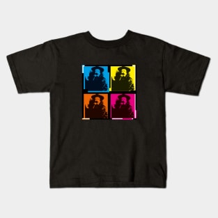 Alfred Lord Tennyson - Poet - colorful, pop art style design Kids T-Shirt